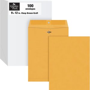 Clasp Envelopes with Deeply Gummed Flaps