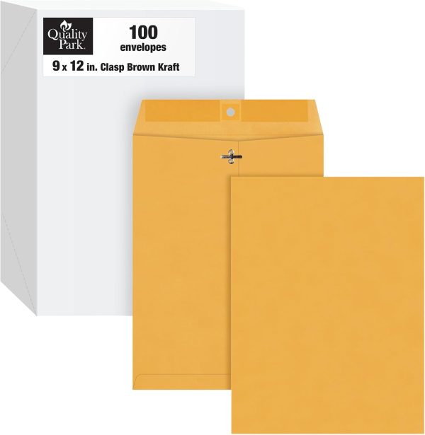 Clasp Envelopes with Deeply Gummed Flaps