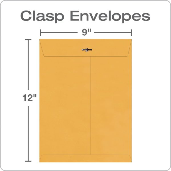 Clasp Envelopes with Deeply Gummed Flaps - Image 2