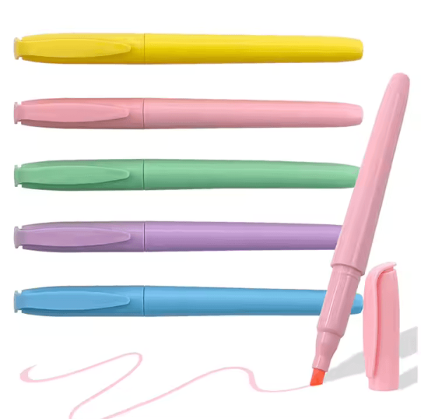 pastel highlighters