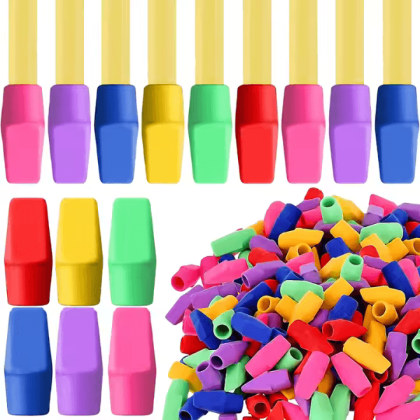 pencil-top erasers